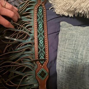 Western style breast horse collar